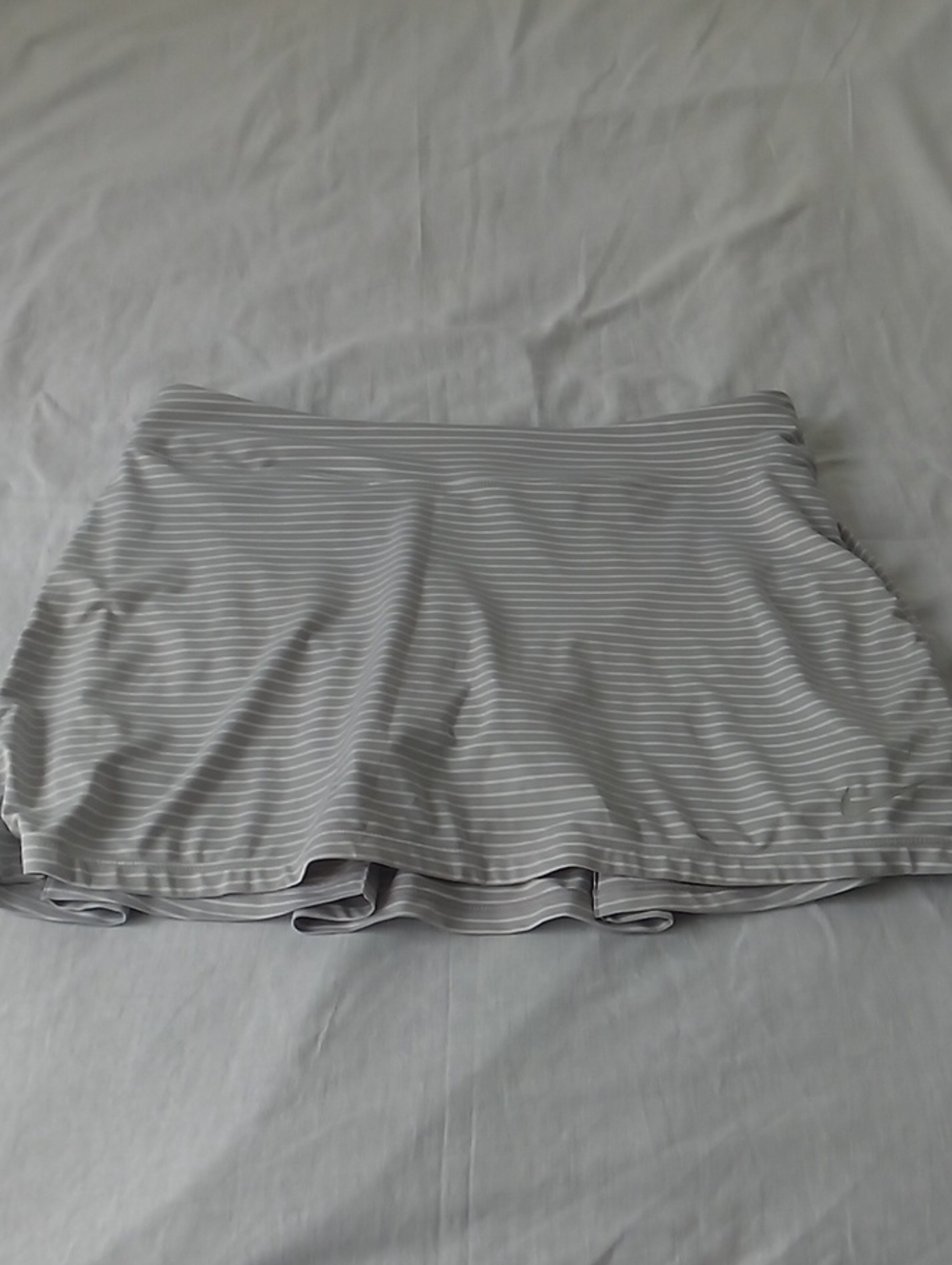 Nike Light Gray Dri-FIT Golf Skort